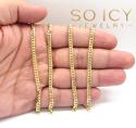 10k yellow gold miami chain 18-26 inch 4.2mm