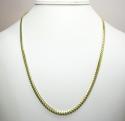 10k yellow gold miami chain 18-26 inch 4.2mm