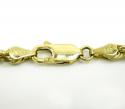 10k yellow gold solid rope link chain 20-30 inch 3.5mm