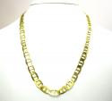 10k yellow gold solid thick mariner link chain 20-26 inch 7.5mm