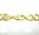 10k yellow gold solid figaro link chain 24-30 inch 12.2mm
