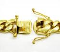 10k yellow gold thick miami link chain 20-30 inch 14mm
