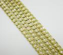 10k yellow gold diamond cut cuban link chain 16-26