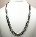 925 sterling silver miami link chain 20-26 inch 10.5mm