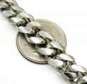 925 sterling silver miami link chain 32 inch 10.2mm