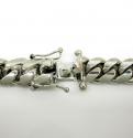 925 sterling silver miami link chain 34 inch 11.3mm