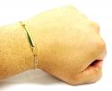 10k yellow gold diamond cut mariner id bracelet 8 inch 3.2mm