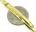 10k yellow gold mariner id bracelet 8 inch 5.2mm 