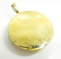 14k yellow gold medusa head diamond pendant 6.66ct