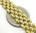 14k yellow gold fancy bracelet 7.25 inch 12mm 