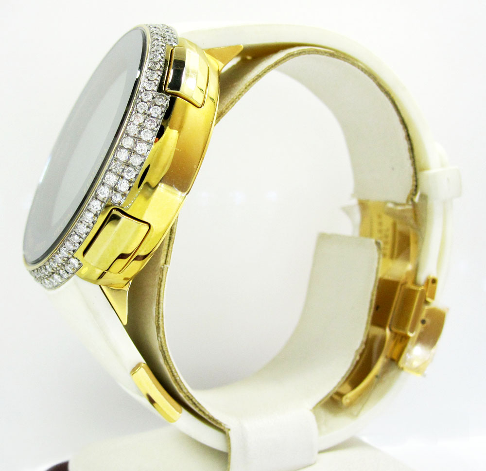 Mens diamond igucci digital grammy edition watch 2.00ct