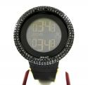 Mens diamond igucci digital full case big bezel grammy edition watch 11.00ct