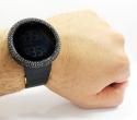 Mens diamond igucci digital full case big bezel grammy edition watch 11.00ct