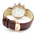 Mens aqua master rose stainless steel diamond watch 0.20ct