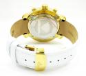 Mens aqua master yellow stainless steel diamond watch 0.20ct