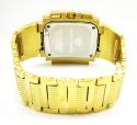 Mens aqua master stainless steel diamond jesus face watch 0.20ct