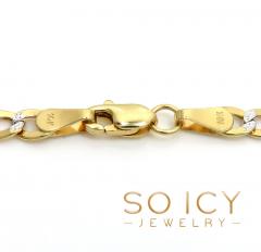 10k yellow gold diamond cut cuban chain 18-30 inch 3.6mm