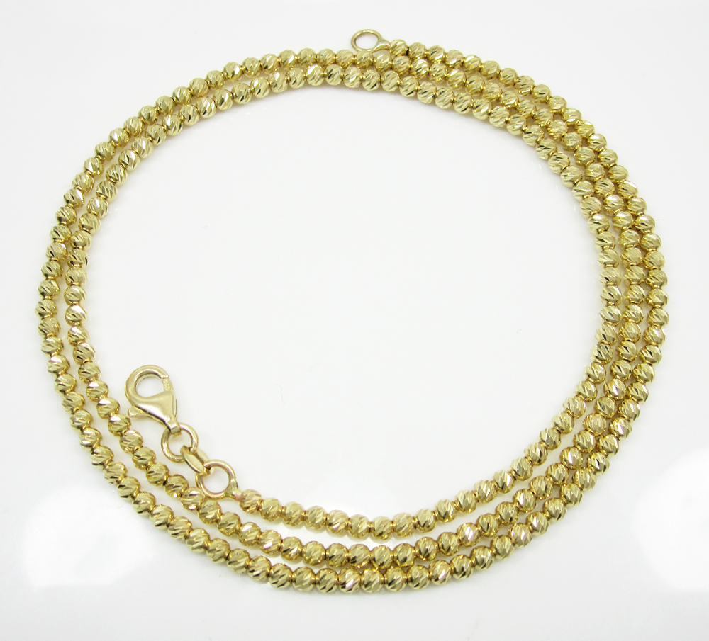 Gold ball chain Clearance