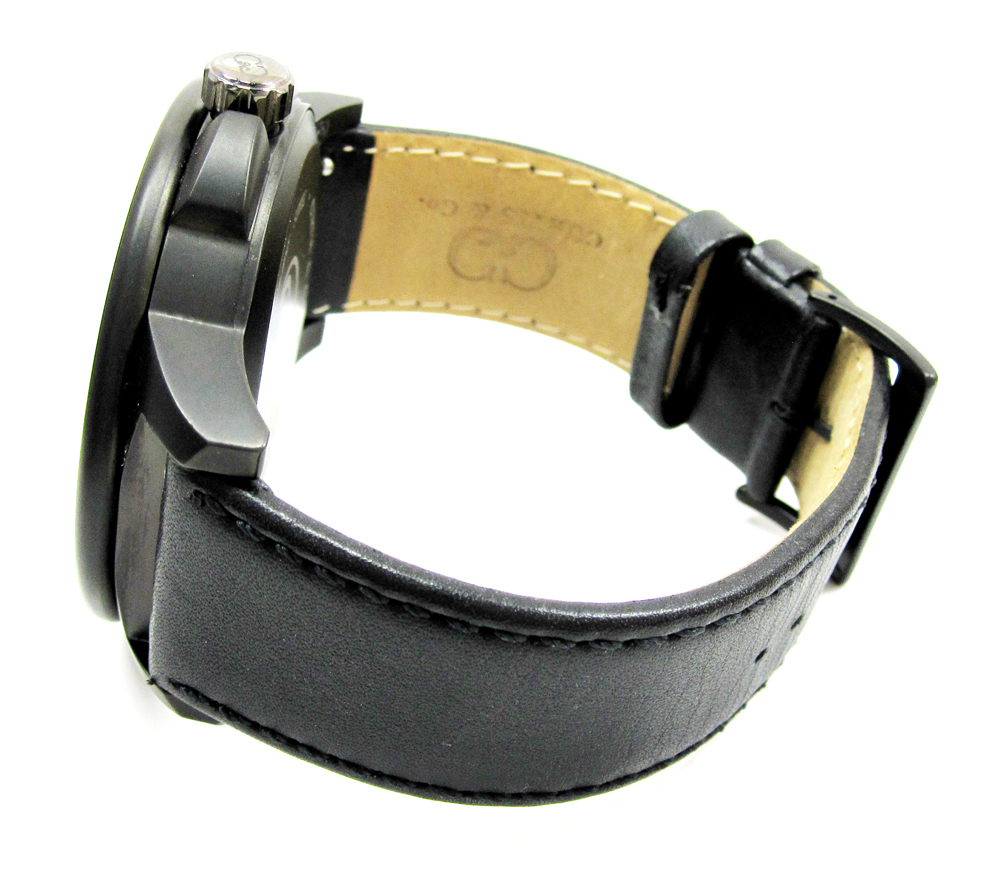 Curtis & co black stainless steel big time cool black/red watch