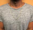 10k yellow gold smooth cut link rope chain 16-24 inch 2mm