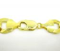 10k yellow gold thick cuban chain 22-30 inch 14mm