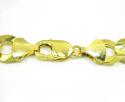 10k yellow gold thick cuban bracelet 9 inch 13mm