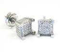10k gold diamond cube earrings 0.20ct