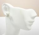 10k gold diamond cube earrings 0.20ct