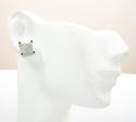 10k gold diamond cube earrings 0.46ct