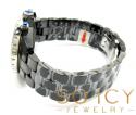 Mens techno jpm black ceramic diamond watch 1.35ct