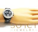Ladies techno jpm black ceramic diamond watch 1.25ct