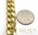 10k yellow gold wide miami cuban chain 13mm 24-34