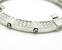 Mens original breitling white stainless steel diamond bezel 1.61ct