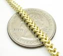 Mens 10k yellow gold franco chain 18-26 inch 3mm