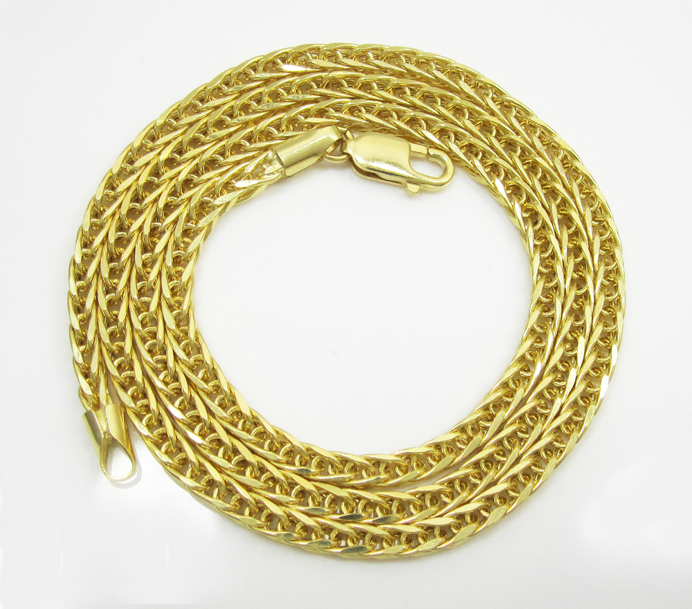 Wheat link gold chain Clearance