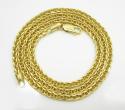 14k solid yellow gold wheat link chain 18 inch 2.5mm
