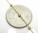 14k gold diamond cut bead chain 16-20 inch 2.5mm