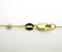 14k gold diamond cut bead chain 16-20 inch 2.5mm