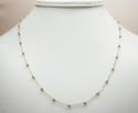 14k gold diamond cut bead chain 16-20 inch 2.5mm