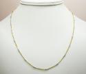 14k gold diamond cut wheat link chain 16-20 inch 1.5mm