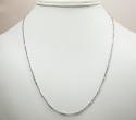 14k gold diamond cut circle link chain 16-24 inch 2mm