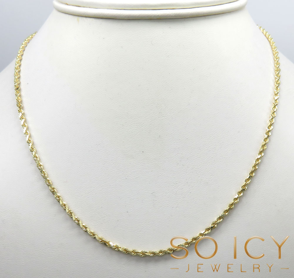Rope 10k gold chain Clearance