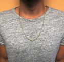 10k yellow gold hollow rope chain 18-30 inch 3mm