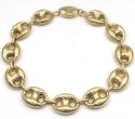 10k yellow gold gucci link bracelet 9 inch 12mm 