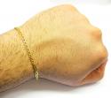 10k yellow gold mariner bracelet 8 inch 3.5mm