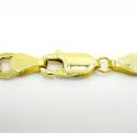 10k yellow gold cuban bracelet 8.50 inch 5.2mm
