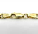 10k yellow gold figaro bracelet 8 inch 4.5mm