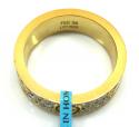 18k gold diamond unisex screw band ring 1.10ct