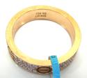18k gold diamond unisex screw band ring 1.10ct