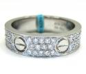 18k gold diamond unisex screw band ring 1.10ct